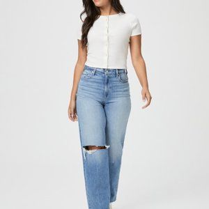 Paige Flaunt Denim Heartthrob size 26 NWT